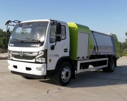  10方东风凯普特纯电动压缩垃圾车(电池后背)