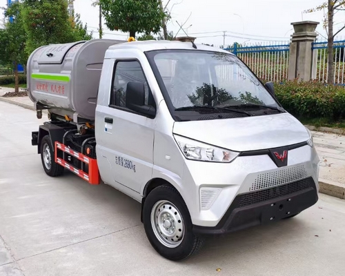 五菱纯电动勾臂垃圾车